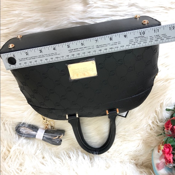 Bebe Jenna Small Dome Handbag w/ Crossbody Bag - Picture 7 of 8